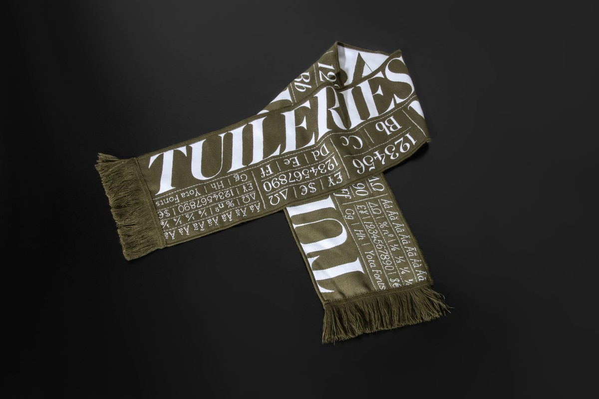 Tuileries French Garden scarf